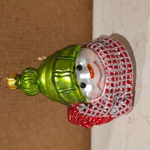 Festive Snowman Ornament Set - Multicolor